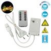 Ασύρματος Controller Αδιάβροχος IP44 AC/DC 230 Volt για έως 100 μέτρα Φωτοσωλήνα LED GloboStar 22515