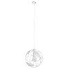 GLOBOSTAR® EARTH 01664 Vintage Κρεμαστό Φωτιστικό Οροφής με Ντουί 1 x E27 AC 220-240V IP20 - Λευκό - Μ40 x Π40 x Y40cm