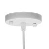 GLOBOSTAR® EARTH 01664 Vintage Κρεμαστό Φωτιστικό Οροφής με Ντουί 1 x E27 AC 220-240V IP20 - Λευκό - Μ40 x Π40 x Y40cm