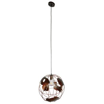 GLOBOSTAR® EARTH 01665 Vintage Κρεμαστό Φωτιστικό Οροφής με Ντουί 1 x E27 AC 220-240V IP20 - Χάλκινο - Μ40 x Π40 x Y40cm GLOBOSTAR® EARTH 01665 Vintage Κρεμαστό Φωτιστικό Οροφής με Ντουί 1 x E27 AC 220-240V IP20 - Χάλκινο - Μ40 x Π40 x Y40cm
