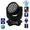 Κινούμενη Ρομποτική Κεφαλή Helios HAWKEYE 1 BEE EYE PRO 4in1 BEAM - WASH - ZΟΟΜ 4°-60° 19*12 Watt OSRAM LED RGBW 300W 230V DMX512 GloboStar 51152
