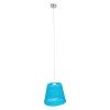 GLOBOSTAR® PLAYROOM 00995 Vintage Κρεμαστό Φωτιστικό Οροφής με Ντουί 1 x E27 AC 220-240V IP20 - Μπλε - Μ32 x Π32 x Υ27cm