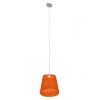 GLOBOSTAR® PLAYROOM 00997 Vintage Κρεμαστό Φωτιστικό Οροφής με Ντουί 1 x E27 AC 220-240V IP20 - Πορτοκαλί - Μ32 x Π32 x Υ27cm