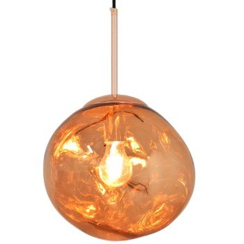 GLOBOSTAR® DIXAR 01461 Μοντέρνο Κρεμαστό Φωτιστικό Οροφής με Ντουί 1 x E27 AC 220-240V IP20 - Χάλκινο - Μ28 x Π28 x Υ40cm GLOBOSTAR® DIXAR 01461 Μοντέρνο Κρεμαστό Φωτιστικό Οροφής με Ντουί 1 x E27 AC 220-240V IP20 - Χάλκινο - Μ28 x Π28 x Υ40cm