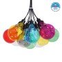 GLOBOSTAR® PARTY 01509 Μοντέρνο Κρεμαστό Φωτιστικό Οροφής με Ντουί 10 x E27 AC 220-240V IP20 - Πολύχρωμο - Μ59 x Π59 x Υ30cm