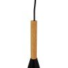 GLOBOSTAR® DILLON 00877 Μοντέρνο Κρεμαστό Φωτιστικό Οροφής με Ντουί 1 x E27 AC 220-240V IP20 - Μαύρο - Μ11 x Π11 x Υ36cm
