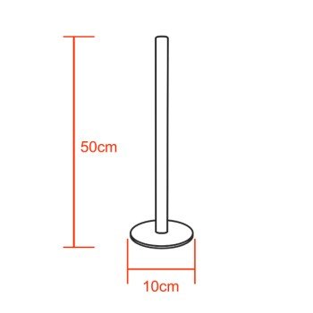 Μοντέρνο Minimal Επιτραπέζιο Μαύρο Φωτιστικό 50cm LED 8 Watt με Ασύρματο Χειριστήριο RF & Dimmer Πράσινο GloboStar ALIEN Design GLOBO-50-5