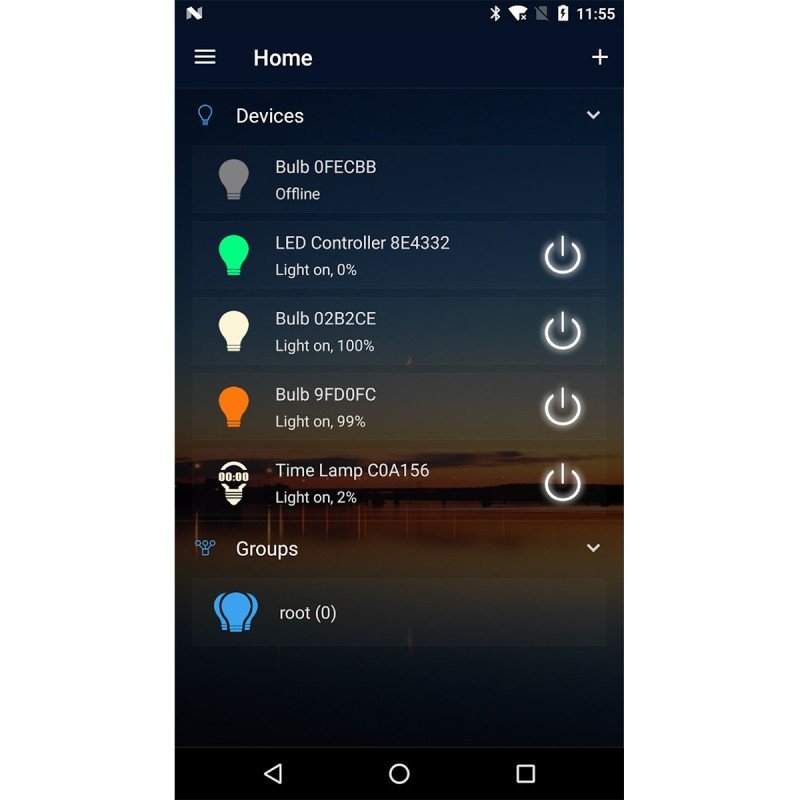 GloboStar® 73430 Ασύρματος Smart Home Wi-Fi LED RGBW + WW Controller με Χειριστήριο RF DC 9-28V Max 100W Μ5.5xΠ3xΥ2
