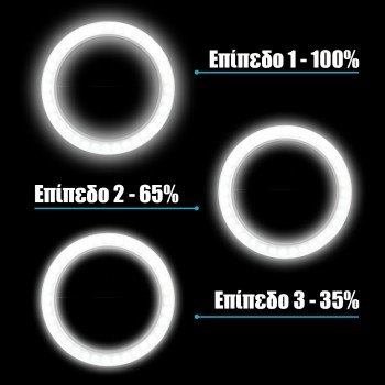 GloboStar® 79043 Selfie Ring Light LED SMD 2W 200 lm Μαύρο Σώμα με Ενσωματωμένη Επαναφορτιζόμενη Μπαταρία 500mAh & Καλώδιο Φόρτισης Micro USB Ψυχρό Λευκό 6000 K για Κινητό Τηλέφωνο και Tablet Φ8.5 x Υ2.5cm GloboStar® 79043 Selfie Ring Light LED SMD 2W 200 lm Μαύρο Σώμα με Ενσωματωμένη Επαναφορτιζόμενη Μπαταρία 500mAh & Καλώδιο Φόρτισης Micro USB Ψυχρό Λευκό 6000 K για Κινητό Τηλέφωνο και Tablet Φ8.5 x Υ2.5cm