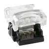 GLOBOSTAR® STRIPCON 70723 Ταχυσύνδεσμος για RGB Ταινία LED 10mm σε 10mm Αδιάβροχο IP65 - Διάφανο - Μ1.5 x Π1.9 x Υ0.8cm