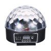 GLOBOSTAR® DISCOBALL 79602 Disco Μπάλα Φωτορυθμικό με RF Ασύρματο Χειριστήριο LED 20W 1000lm 180° AC 220-240V IP20 Πολύχρωμο RGB DMX512- Μ17 x Π17 x Υ15cm - 2 Χρόνια Εγγύηση