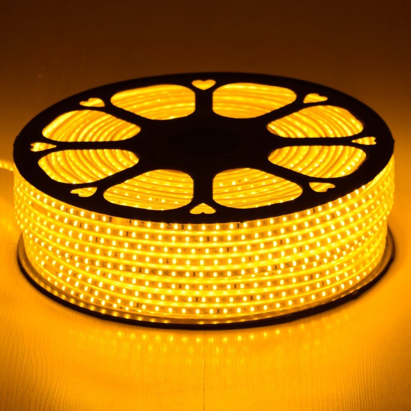 GLOBOSTAR® EPISLIM 70503 Ταινία LED 12W/m 1020lm/m 120° DC 220-240V Αδιάβροχη IP65 96 x SMD2835 Chip/m Ultra Θερμό Λευκό 2200K Dimmable - Epistar SMD Chip - Μ100 x Π1 x Υ0.5cm - 3 Χρόνια Εγγύηση