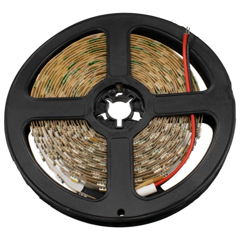GLOBOSTAR® LUMAR 70020 Ταινία LED 14.4W/m 1440lm/m 120° DC 12V IP20 60 x SMD5050 Chip/m Ψυχρό Λευκό 6000K Dimmable - Sanan SMD Chip - Μ500 x Π1 x Υ0.2cm - Ρολό 5 Μέτρων - 5 Χρόνια Εγγύηση