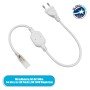 GLOBOSTAR® EPISLIM-A 70520 Μεταλλάκτης Τροφοδοσίας 6A 1380W AC 220-240V σε DC 220-240V για έως 100 Μέτρα Ταινία LED Αδιάβροχο IP65 - Λευκό - Μ40.5 x Π2.5 x Υ1.5cm - 2 Χρόνια Εγγύηση