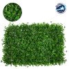 GLOBOSTAR® CLOVER 78411 Τεχνητό Πάνελ Φυλλωσιάς / Κάθετος Κήπος Τριφύλλι & Νάνος Φτέρη - Πράσινο - Μ60 x Π8 x Υ40cm
