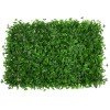 GLOBOSTAR® CLOVER 78411 Τεχνητό Πάνελ Φυλλωσιάς / Κάθετος Κήπος Τριφύλλι & Νάνος Φτέρη - Πράσινο - Μ60 x Π8 x Υ40cm