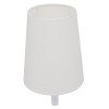 GLOBOSTAR® LYDFORD 01433 Μοντέρνο Φωτιστικό Τοίχου - Απλίκα με Ντουί 1 x E27 AC 220-240V IP20 - Λευκό & Μπέζ - Μ20 x Π28 x Υ36cm