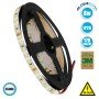 GLOBOSTAR® LUXA 70231 Ταινία LED 8W/m 960lm/m 120° DC 24V IP20 120 x SMD2835 Chip/m Φυσικό Λευκό 4500K Dimmable - Sanan SMD Chip - Μ500 x Π0.8 x Υ0.2cm - Ρολό 5 Μέτρων - 5 Χρόνια Εγγύηση