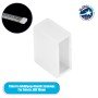 GLOBOSTAR® IPTUBE-B 70905 Τερματική Τάπα για Κανάλι Σιλικόνης Στεγανοποίησης Αδιάβροχο IP68 - Διάφανο - Μ1.4 x Π1 x Υ0.6cm