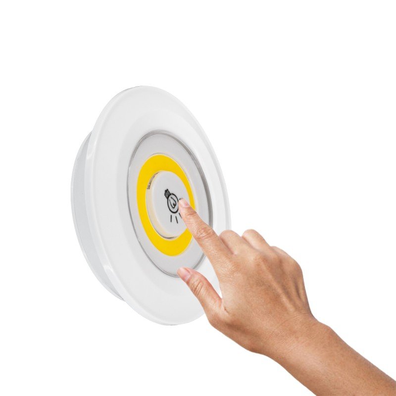 GLOBOSTAR® NEONSIGN 79045 Διακοσμητικό Φωτιστικό Τοίχου Νυκτός με RF Ασύρματο Χειριστήριο LED 6W 540lm 120° DC 3.6V με 11xAAA Μπαταρίες IP20 Θερμό Λευκό 2700K Dimmable - Μ9 x Π2.3 x Υ9cm - Πακέτο 3 Τεμαχίων - 2 Χρόνια Εγγύηση