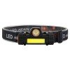 GLOBOSTAR® HEADLAMP 79064 Φακός Κεφαλής LED 25W 2500lm 15~120° DC 5V με USB-C με Επαναφορτιζόμενη Μπαταρία Li-ion 3.7V 1x14500 400mAh Αδιάβροχο IP54 Ψυχρό Λευκό 6000K - CREE XML2-T6 & COB Chip - Μ8.2 x Π2.5 x Υ4cm - 1 Χρόνο Εγγύηση