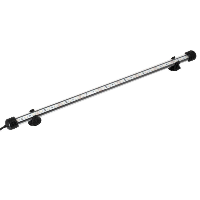 GLOBOSTAR® AQUARIUS 79673 Φωτιστικό Ενυδρείου με IR Ασύρματο Χειριστήριο LED 5.5W 275lm 180° AC 220-240V Αδιάβροχο IP68 Πολύχρωμο RGB Dimmable - Sanan SMD Chip - Μαύρο - Μ48 x Π2.5 x Υ2.5cm - 2 Χρόνια Εγγύηση