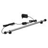 GLOBOSTAR® AQUARIUS 79673 Φωτιστικό Ενυδρείου με IR Ασύρματο Χειριστήριο LED 5.5W 275lm 180° AC 220-240V Αδιάβροχο IP68 Πολύχρωμο RGB Dimmable - Sanan SMD Chip - Μαύρο - Μ48 x Π2.5 x Υ2.5cm - 2 Χρόνια Εγγύηση