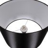 GLOBOSTAR® ASHLEY 00822 Μοντέρνο Επιδαπέδιο Φωτιστικό με Ντουί 1 x E27 AC 220-240V IP20 - Μαύρο - Μ35 x Π35 x Υ145cm