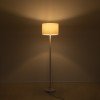 GLOBOSTAR® ASHLEY 00823 Μοντέρνο Επιδαπέδιο Φωτιστικό με Ντουί 1 x E27 AC 220-240V IP20 - Λευκό - Μ35 x Π35 x Υ145cm