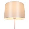 GLOBOSTAR® ASHLEY 00823 Μοντέρνο Επιδαπέδιο Φωτιστικό με Ντουί 1 x E27 AC 220-240V IP20 - Λευκό - Μ35 x Π35 x Υ145cm