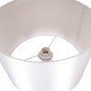 GLOBOSTAR® ASHLEY 00826 Μοντέρνο Επιδαπέδιο Φωτιστικό με Ντουί 1 x E27 AC 220-240V IP20 - Λευκό & Μπεζ - Μ40 x Π40 x Υ145cm