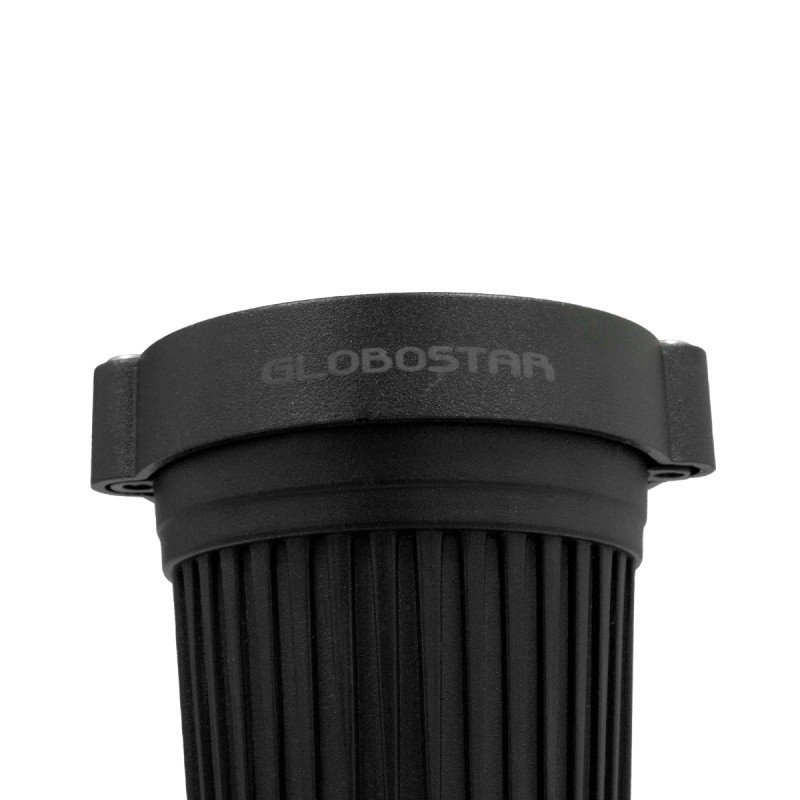 GLOBOSTAR® TREECOBO 75587 Φωτιστικό Σποτ για Φυτά - Δέντρα με Βάση Κήπου / Καρφωτό LED 10W 800lm 35° DC 12-24V Αδιάβροχο IP67 Μπλε Dimmable - Bridgelux COB Chip - Μαύρο - Μ6 x Π6 x Υ12.5cm - 2 Χρόνια Εγγύηση