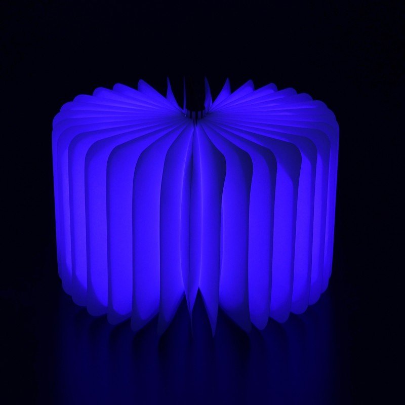 GLOBOSTAR® BOOKDECO 79636 Μοντέρνο Επιτραπέζιο Φωτιστικό Πορτατίφ LED 4W 250lm 180° DC 5V με USB 2.0 & Επαναφορτιζόμενη Μπαταρία Li-ion 3.2V 1000mAh IP20 Πολύχρωμο RGB - Μπεζ - Μ21.5 x Π16.5 x Υ2.2cm - 2 Χρόνια Εγγύηση