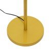 GLOBOSTAR® ASHLEY 00825 Μοντέρνο Επιδαπέδιο Φωτιστικό με Ντουί 1 x E27 AC 220-240V IP20 - Μαύρο & Χρυσό - Μ40 x Π40 x Υ148cm