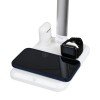 GLOBOSTAR® ONO 86101 Μοντέρνο Επιτραπέζιο Φωτιστικό Γραφείου με Ασύρματη Φόρτιση 10W 2A LED 5W 1000lm 90° DC 5V με USB-C IP20 Φυσικό Λευκό 4500K - Sanan SMD Chip - Λευκό - Μ33 x Π14 x Υ63cm - 2 Χρόνια Εγγύηση