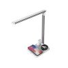GLOBOSTAR® ONO 86101 Μοντέρνο Επιτραπέζιο Φωτιστικό Γραφείου με Ασύρματη Φόρτιση 10W 2A LED 5W 1000lm 90° DC 5V με USB-C IP20 Φυσικό Λευκό 4500K - Sanan SMD Chip - Λευκό - Μ33 x Π14 x Υ63cm - 2 Χρόνια Εγγύηση