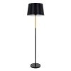 GLOBOSTAR® CEDAR 00827 Μοντέρνο Επιδαπέδιο Φωτιστικό με Ντουί 1 x E27 AC 220-240V IP20 - Μαύρο & Μπεζ - Μ40 x Π40 x Υ148cm