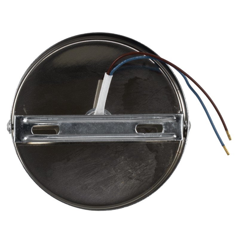 GLOBOSTAR® SARA 00844 Μοντέρνο Φωτιστικό Οροφής με Ντουί 1 x E27 AC 220-240V IP20 - Ασημί - Μ10 x Π10 x Υ10.3cm