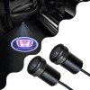 GLOBOSTAR® GHOSTLOGO 81608 Projector Προβολής Μάρκας Αυτοκινήτου "HONDA" LED 2.5W/5W 100lm/200lm 45° DC 12V Αδιάβροχο IP65 Ψυχρό Λευκό 6000K - CREE XHP35 Chip - Μ2.2 x Π3.4 x Υ2.2cm / Q1.9cm - Πακέτο 2 Τεμαχίων - 1 Χρόνο Εγγύηση
