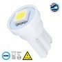 GLOBOSTAR® W5W-T10 81044 Λάμπα W5W T10 LED 0.12W 12lm 120° DC 12V IP20 Ψυχρό Λευκό 6000K - 1 x Epistar SMD5050 Chip - Μ1.1 x Π1.1 x Υ1.7cm - 1 Χρόνο Εγγύηση