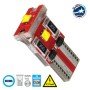 GloboStar® T10 W5W 81111 Λάμπα Αυτοκίνητου  3rd Generation Can-Bus Series LED 3 CREE XHP35 1W 158lm 360° DC 12V IP20 Ψυχρό Λευκό 6000K