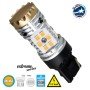 GloboStar® 81150 Λάμπα Αυτοκίνητου T20 - 7440 - W21W 3rd Generation Can-Bus Extreme Series LED 30 SMD 3030 24W 2880lm 360° DC 12V IP20 Πορτοκαλί