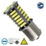 GloboStar® P21W 1156 81209 Λάμπα Αυτοκίνητου  BA15S LED 36 SMD 7020 3.5W 936lm 360° DC 12V IP20 Ψυχρό Λευκό 6000K