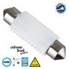 GLOBOSTAR® C5W 81334 Σωληνωτή Λάμπα C5W 39mm CANbus LED 1.92W 100lm 120° DC 12-24V IP20 Ψυχρό Λευκό 6000K - 2 x Epistar SMD3030 Chip - Μ3.9 x Π1.2 x Υ1cm - 1 Χρόνο Εγγύηση