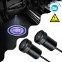 GloboStar® 81606 FIAT Ghost Car Brand Logo Projector - Προτζέκτορας Προβολής Μάρκας Αυτοκινήτου LED CREE XHP35 3W 240lm 120° DC 12V IP20 Ψυχρό Λευκό 6000K