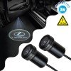 GloboStar® 81612 LEXUS Ghost Car Brand Logo Projector - Προτζέκτορας Προβολής Μάρκας Αυτοκινήτου LED CREE XHP35 3W 240lm 120° DC 12V IP20 Ψυχρό Λευκό 6000K