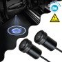 GloboStar® 81619 VOLVO Ghost Car Brand Logo Projector - Προτζέκτορας Προβολής Μάρκας Αυτοκινήτου LED CREE XHP35 3W 240lm 120° DC 12V IP20 Ψυχρό Λευκό 6000K
