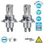GLOBOSTAR® LEDKITM4 81665 Λάμπα H4 CANbus LED 20W/40W 3200lm/6400lm 360° DC 12-24V Αδιάβροχο IP65 Ψυχρό Λευκό 6000K - CREE COB Chip - Μ4.7 x Π4.7 x Υ8.2cm - Πακέτο 2 Τεμαχίων - 2 Χρόνια Εγγύηση