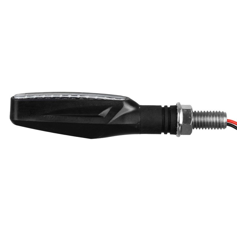 GLOBOSTAR® TURNLIGHT 81753 Φλας Μοτοσυκλέτας LED 1W/2W 110lm/220lm 120° DC 12V Αδιάβροχο IP65 Πορτοκαλί - Μ11 x Π2.3 x Υ1.9cm - Πακέτο 2 Τεμαχίων - 1 Χρόνο Εγγύηση