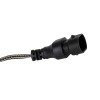 GloboStar® 82006 H10 C6 Line KIT Βασικού Φωτισμού Αυτοκινήτου & Φορτηγού 1st Generation Can-Bus Series LED CREE CXB COB 24W/48W 4800lm/9600lm DC 12V Αδιάβροχο IP65 Ψυχρό Λευκό 6000K